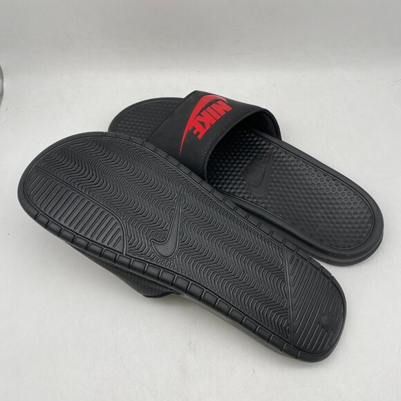 *Brand New* NIKE BENASSI JDI Black Challenge Red main image 5
